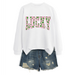 ☘️ 60% DE RÉDUCTION! 🍀 Sweat-shirt Graphique Trèfle Lucky pour Femme – Doux, Décontracté & Parfait pour la Saint-Patrick 🎁
