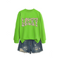 ☘️ 60% DE RÉDUCTION! 🍀 Sweat-shirt Graphique Trèfle Lucky pour Femme – Doux, Décontracté & Parfait pour la Saint-Patrick 🎁