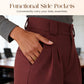 👖 60% DE RÉDUCTION! 💼 Pantalon de Costume Taille Haute à Jambes Larges pour Femme – Coupe Élégante, Tissu Fluide & Polyvalent ✨