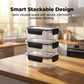 🥗 50% DE RÉDUCTION! ❄️ Boîte de Conservation Alimentaire en Silicone à 4 Fermetures – Hermétique, Anti-Fuite & Organisateur de Frigo 🔒