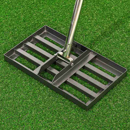🌿 60% DE RÉDUCTION! 🏌️ Niveleuse à Gazon & Râteau de Jardin en Acier Inoxydable – Niveleur de Précision Pour Golfs, Pelouses & Surfaces Sablonneuses 🌱