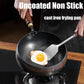 🍳 50% DE RÉDUCTION! 🔥 Wok en fonte – Avec couvercle pour rôtir & cuisiner ✨