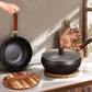 🍳 50% DE RÉDUCTION! 🔥 Wok en fonte – Avec couvercle pour rôtir & cuisiner ✨