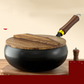 🍳 50% DE RÉDUCTION! 🔥 Wok en fonte – Avec couvercle pour rôtir & cuisiner ✨
