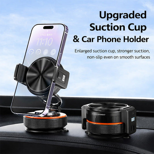 📱 50% DE RÉDUCTION ! 🧲 Support Téléphone Voiture Magnétique à Ventouse – Puissant, rotatif & compatible avec tous les smartphones – conduit en toute sécurité 🚗