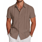 👔 50% DE RÉDUCTION 🌊 Chemise décontractée à manches courtes et boutons pour homme – Tissu léger & coupe relaxe – Parfaite pour l’été, le bureau ou les vacances – classique et facile à porter ✨