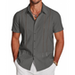 👔 50% DE RÉDUCTION 🌊 Chemise décontractée à manches courtes et boutons pour homme – Tissu léger & coupe relaxe – Parfaite pour l’été, le bureau ou les vacances – classique et facile à porter ✨