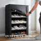 👟 60% DE RÉDUCTION! 🧳 Étagère à Chaussures Multi-Niveaux Anti-Poussière avec Housse – Gain de Place, Structure Robuste & Idéale pour l'Entrée 🚪