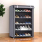 👟 60% DE RÉDUCTION! 🧳 Étagère à Chaussures Multi-Niveaux Anti-Poussière avec Housse – Gain de Place, Structure Robuste & Idéale pour l'Entrée 🚪
