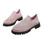 👞 50% DE RÉDUCTION! ✨ Moccasins à Strass – Enfiler Facile, Semelle Plateforme & Tricot Respirant Pour Un Style Éblouissant 🌸