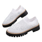 👞 50% DE RÉDUCTION! ✨ Moccasins à Strass – Enfiler Facile, Semelle Plateforme & Tricot Respirant Pour Un Style Éblouissant 🌸