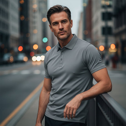 👔 50% DE RÉDUCTION 🏃‍♂️ Ensemble sport-shirt infroissable – Tissu technique respirant & coupe moderne – Polyvalent pour le sport, le bureau ou le quotidien – confort et style sans effort ✨⏰