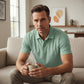 👔 50% DE RÉDUCTION 🏃‍♂️ Ensemble sport-shirt infroissable – Tissu technique respirant & coupe moderne – Polyvalent pour le sport, le bureau ou le quotidien – confort et style sans effort ✨⏰