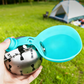 🐶 50% DE RÉDUCTION! 💧 Bouteille d'Eau Pliable pour Animaux – Acier inoxydable, anti-fuite & 287 ml – Idéale pour les promenades et randonnées 🌿