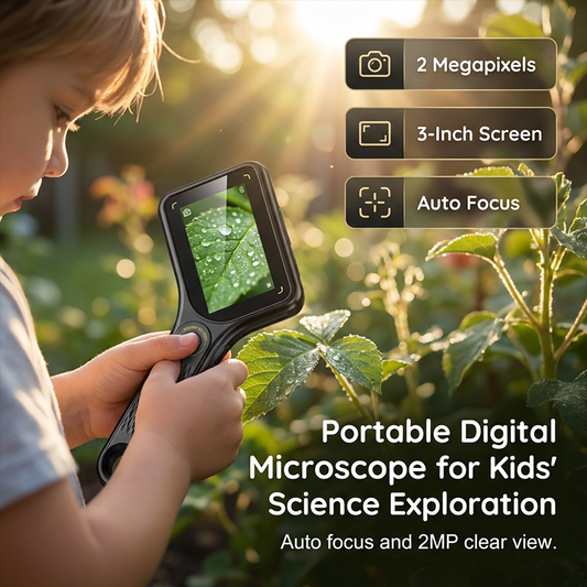 🔬 50% DE RÉDUCTION! 📱 Microscope Numérique Portable – Grossissement 50-1000x, Compatible PC/Téléphone & Idéal pour l'Éducation & les Passe-Temps 🔍