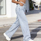 👖 60% DE RÉDUCTION! 💙 Jean Femme Taille Haute Jambe Large – Coupe Tendance, Confortable & Parfait pour un Look Décontracté ou Chic 🌸