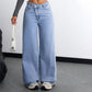 👖 60% DE RÉDUCTION! 💙 Jean Femme Taille Haute Jambe Large – Coupe Tendance, Confortable & Parfait pour un Look Décontracté ou Chic 🌸