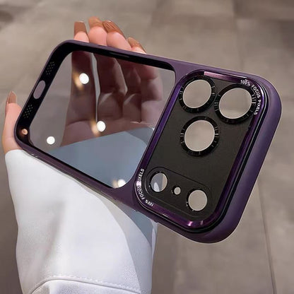 📱 50% DE RÉDUCTION 🌸 Coque de téléphone transparente effet miroir avec protection caméra – Design élégant, résistante aux chocs & bord surélevé – protection complète sans sacrifier le style ✨
