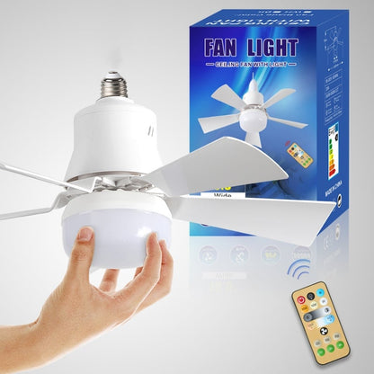 💨 50% DE RÉDUCTION! 💡 Ventilateur de Plafond Portable 2-en-1 avec Télécommande – Compact, Réglable & Idéal Pour La Chambre, Le Bureau & Les Voyages 🏠
