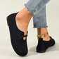 👞 50% DE RÉDUCTION! 🍂 Ballerines à Enfiler en Simili-Suède – Confort Toute la Journée, 2 Couleurs & Large Emboîtage Pour Un Style Décontracté ✨