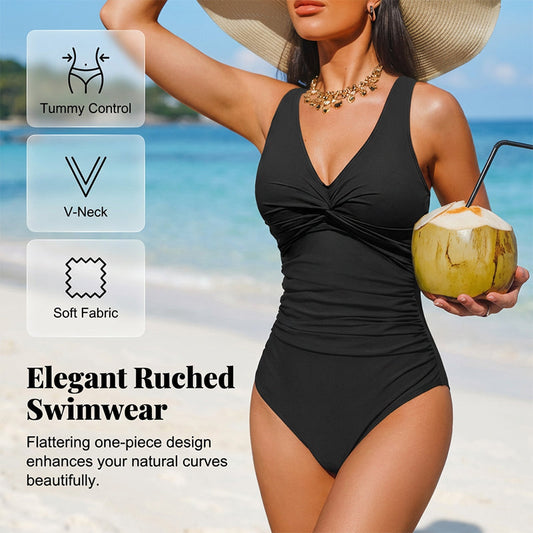 👙 50% DE RÉDUCTION ✨ Maillot de bain sculptant – Coupe ajustée & maintien parfait – Galbe la silhouette, sèche rapidement – idéal pour la piscine, la plage ou les vacances – confort et élégance ☀️💃