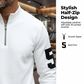 👕 50% DE RÉDUCTION! 🔥 Ensemble 2 Pièces pour Homme – Haut Demi-Zip & Pantalon, Look Sportif & Confortable pour le Quotidien 👖
