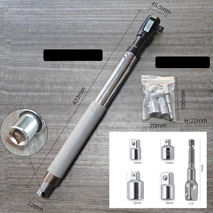 🔧 60% DE RÉDUCTION! 🔩 Clé à Cliquet Multifonction avec Barre d'Extension – Polyvalente, Robuste & Idéale pour les Projets de Bricolage 🛠️