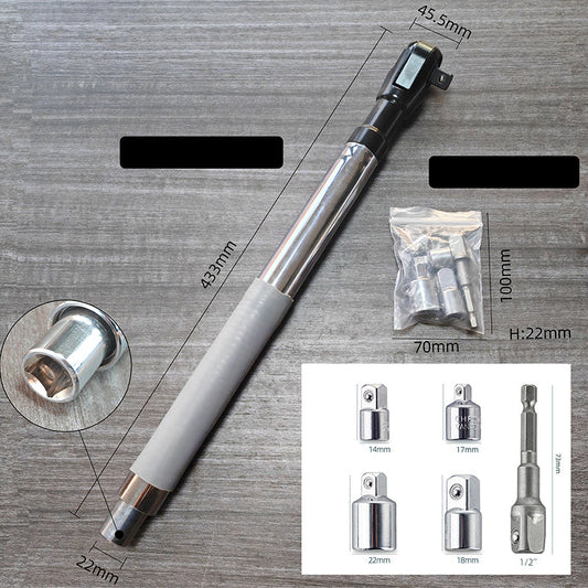 🔧 60% DE RÉDUCTION! 🔩 Clé à Cliquet Multifonction avec Barre d'Extension – Polyvalente, Robuste & Idéale pour les Projets de Bricolage 🛠️