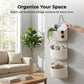 🧺 50% DE RÉDUCTION ⏰ Organisateur mural à 3 étages – Sans perçage, grille métallique robuste – Idéal pour cuisine, salle de bain ou atelier – range épices, outils ou produits 🛠️