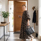 🐆 50% DE RÉDUCTION! 👗 Robe chemise longue oversize imprimé léopard – Coupe fluide, tissu léger & style tendance – Parfaite pour un look décontracté & chic 🦋