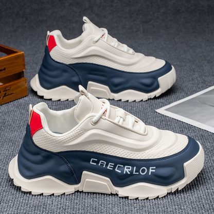 👟 60% DE RÉDUCTION! 🔥 Chaussures de Mode à Semelle Épaisse pour Hommes – Réduisent la Pression Plantaire, Confortables & Parfaites Pour Le Quotidien 💪