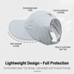 🧢 50% DE RÉDUCTION! ☀️ Chapeau de Soleil de Baseball à Large Bord pour Femme – Protection UV, Léger & Parfait Pour Les Activités Extérieures 🏖️