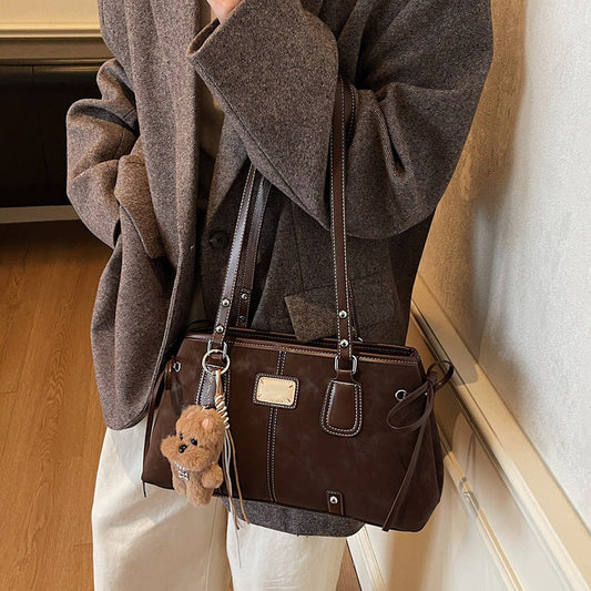 👜 50% DE RÉDUCTION! ✨ Sac à Bandoulière Rétro Grande Capacité – Élégant, Spacieux & Parfait Pour Le Quotidien 🛍️