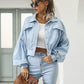 🧥 50% DE RÉDUCTION! ✨ Veste Courte en Velours Côtelé à Manches Ballon pour Femme – Élégante, Douce & Parfaite Pour La Mi-Saison 🌸