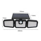 💡 60% DE RÉDUCTION! ☀️ Applique Murale Solaire à 3 Têtes avec Capteur – Éclairage Automatique, Étanche & Idéale Pour Jardin, Entrée & Garage 🏠