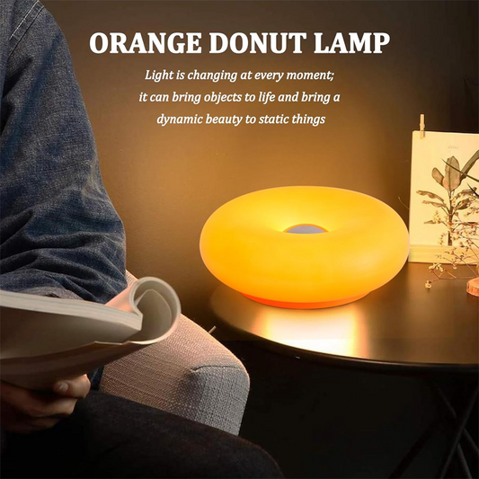 🍩 50% DE RÉDUCTION! 💡 Lampe de Table LED Donut à Commande Tactile – Design Unique, Dimmable & Parfaite Pour Créer Une Ambiance Cosy 🏠