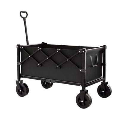 🛒 60% DE RÉDUCTION! 🧺 Chariot Pliable Extérieur – Oxford 600D & acier carboné – 80kg/130L, roues 360° – Idéal pour pique-nique & jardinage 🌿
