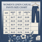 👖 50% DE RÉDUCTION! 🌸 Pantalon Court pour Femme en Mélange Coton-Lin – Léger, Respirant & Parfait Pour Un Look Décontracté En Été ☀️