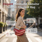 👜 50% DE RÉDUCTION 🌙 Sac croissant minimaliste en cuir véritable – Design épuré, bandoulière réglable & cuir doux – Idéal pour le quotidien ou les soirées – élégant et spacieux ✨