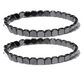 ⌚ 50% DE RÉDUCTION! 🔗 Bracelet Homme en Hématite Carrée – Élégant, Magnétique & Style Moderne Pour Toute Occasion ✨