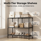 👗 50% DE RÉDUCTION! 🧥 Portant à Vêtements Autoportant Robuste avec Étagères – Structure Solide, Grand Espace de Rangement & Idéal Pour Chambre & Dressing 🏠