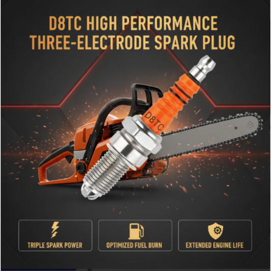 🔧 ACHETEZ 2, OBTENEZ 1 GRATUIT! 🔥 Bougie d'Allumage D8TC Haute Performance à Trois Électrodes – Allumage Amélioré, Durabilité & Moteur Plus Fiable 🚗