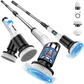 🧼 50% DE RÉDUCTION! 🔥 Brosse de Nettoyage Rotative Électrique Améliorée avec Écran LED – Puissante, Polyvalente & Idéale Pour La Salle de Bain & La Cuisine 🚿 Livraison Gratuite
