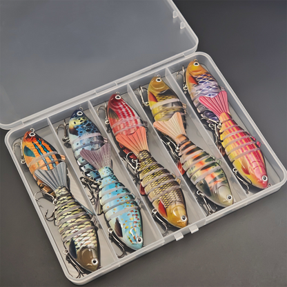 🎣 50% DE RÉDUCTION! 🐟 Leurre de Pêche Natatoire Bionique Multi-Segmenté – Mouvement Réaliste, Design Attractif & Idéal Pour Capturer Les Gros Poissons 🌊