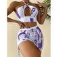 👙 50% DE RÉDUCTION! 🌊 Ensemble Bikini 3 Pièces Froncé pour Femme – Élégant, Charmant & Parfait Pour La Plage 🏝️