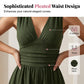👗 50 % DE RÉDUCTION 🌸 Combinaison courte V-neck taille pinces – Sans manches, taille plissée – Doux, respirant & flatteuse pour les journées ensoleillées 🦋