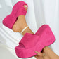 👡 50% DE RÉDUCTION! ✨ Sandales Compensées à Plateforme & Bout Ouvert pour Femme – Style Enfiler, Confortables & Parfaites Pour L'Été ☀️