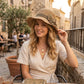 🧢 50% DE RÉDUCTION! 🔥 Chapeau de Soleil Élégant en Paille Tressée avec Nœud – Léger, Respirant & Parfait Pour La Plage & Les Voyages 👒