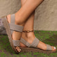 👡 60% DE RÉDUCTION! 🔥 Sandales Décontractées Antidérapantes pour Femme avec Larges Bandes Élastiques – Confortables, Semelle Amortie & Parfaites Pour Les Journées Ensoleillées ☀️