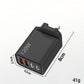 🔌 50% DE RÉDUCTION ⚡ Bloc chargeur rapide 4 ports 120W – Compatible PD & QC – Compact, sûr & charge ordinateur, tablette et téléphone simultanément – idéal pour la maison ou le voyage 📱